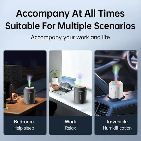 Compact USB Aroma Diffuser and Humidifier 180ML