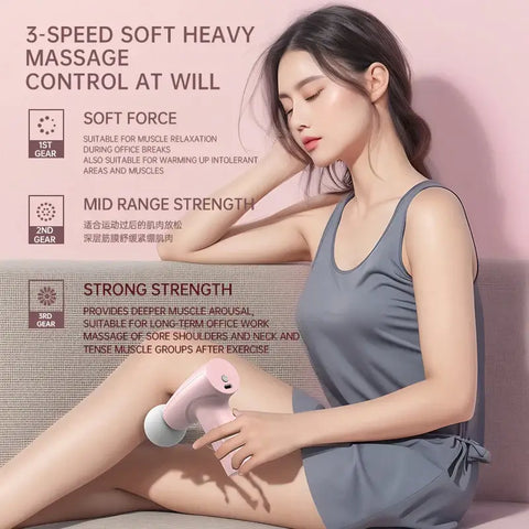 Mini Percussion Massage Tool for Neck, Back, and Shoulders