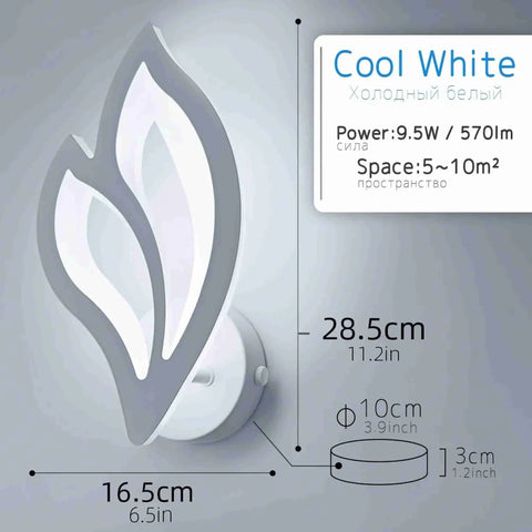 LED wall lamp indoor lighting living room study