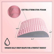 Back stretcher pillow for lumbar and neck support