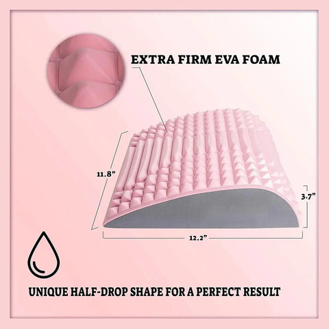 Back stretcher pillow for lumbar and neck support
