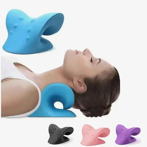 Multifunctional neck massager pillow for home and travel