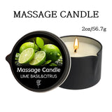 E&D Massage Scented Oil Candle