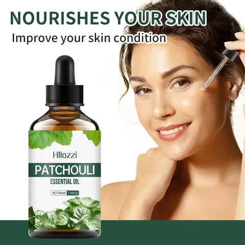 Aromatherapy patchouli essential oil for massage