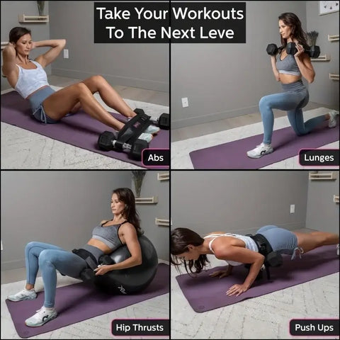 Weighted waist trainer belt for strength training