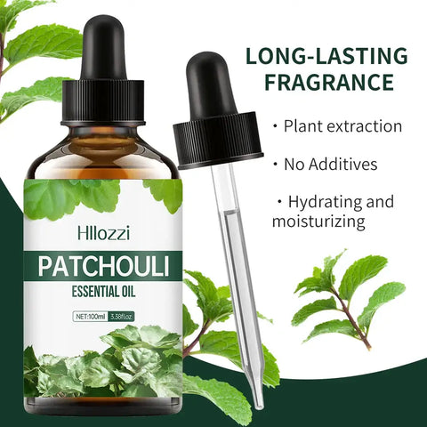 Aromatherapy patchouli essential oil for massage