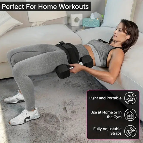 Weighted waist trainer belt for strength training