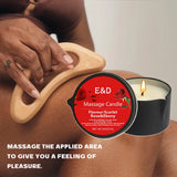 E&D Massage Scented Oil Candle