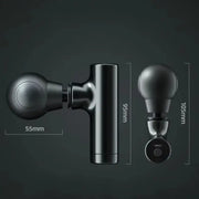Lightweight deep tissue massager for on-the-go use