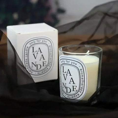 Soft romantic perfume in sleek transparent glass