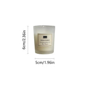 Romantic air fragrance candle in decorative jar