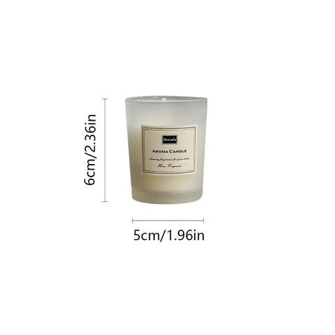 Romantic air fragrance candle in decorative jar