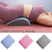 Back stretcher pillow for lumbar and neck support