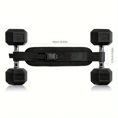 Weighted waist trainer belt for strength training