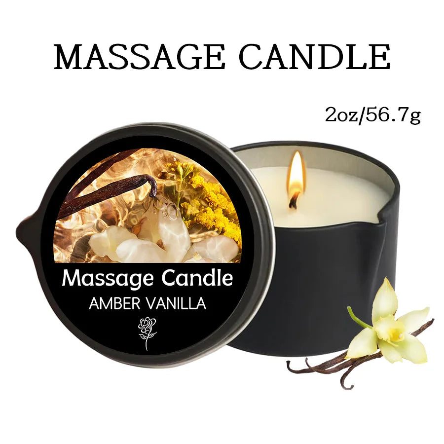 E&D Massage Scented Oil Candle