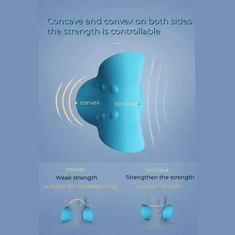 Multifunctional neck massager pillow for home and travel