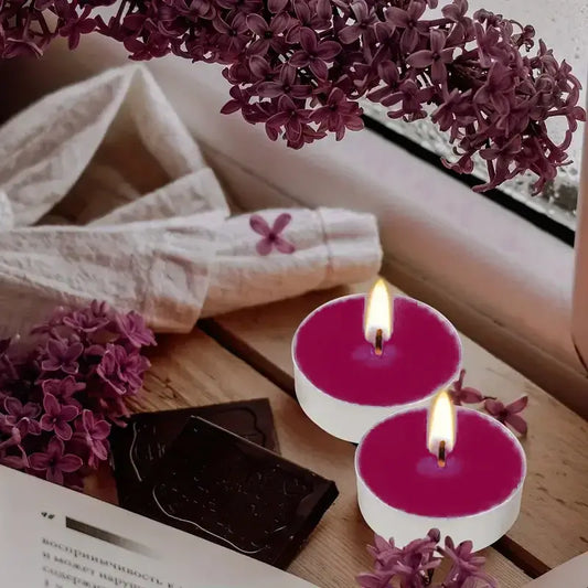 Decorative Berry Tealight Candles® for cozy ambiance