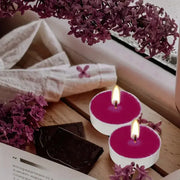 Decorative Berry Tealight Candles® for cozy ambiance