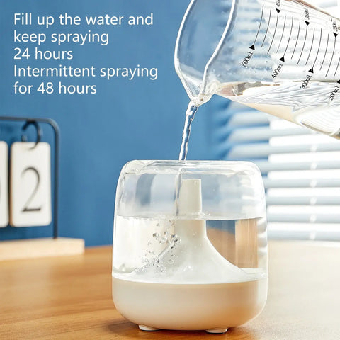 Home air humidifier 650ML capacity with essential oil