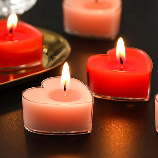 Heart-Shaped Scented Candles