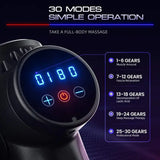 Rechargeable Deep Muscle Massage Gun® with multiple speed settings