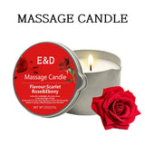 E&D Massage Scented Oil Candle