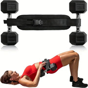 Weighted waist trainer belt for strength training