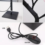 LED Table Lamp Rose Flower Tree USB Night Lights Home Decoration