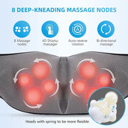 Compact Shiatsu Back Massager for home therapy