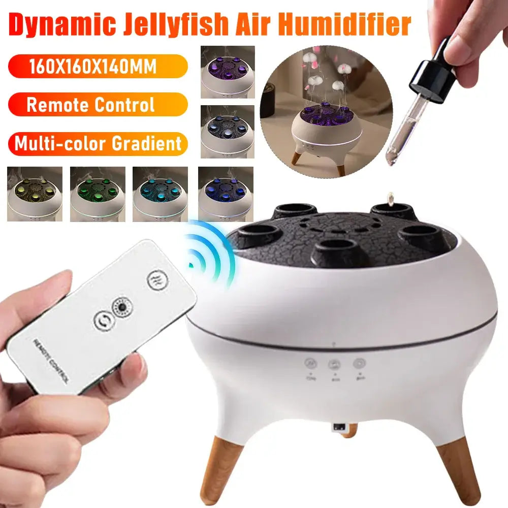 Dynamic Jellyfish Humidifier® creating relaxing atmosphere