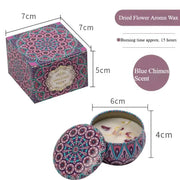 Retro Flowers Natural Scented Candles Scented Dried Flower