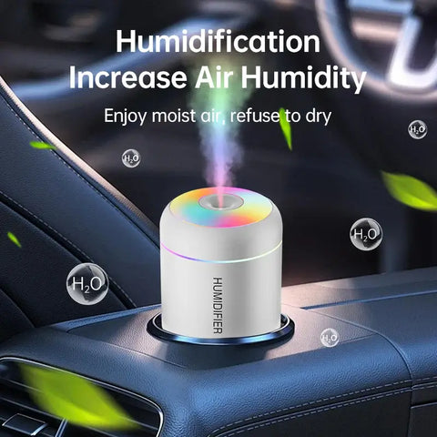 Compact USB Aroma Diffuser and Humidifier 180ML