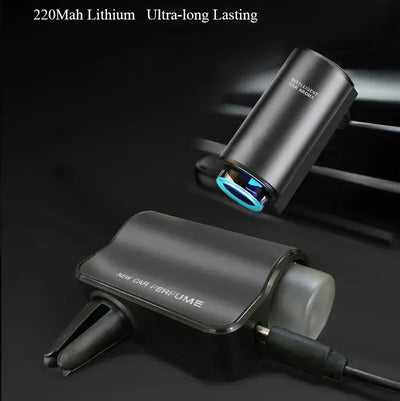 Stylish car aroma diffuser with essential oil scent