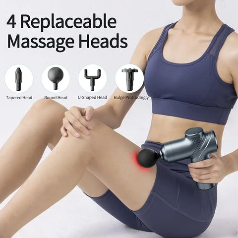 Portable Deep Muscle Massage Gun® with multiple speed settings