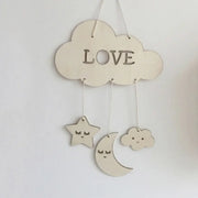 Boho nursery dream catcher with soft feathers and beads