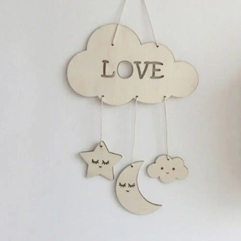 Boho nursery dream catcher with soft feathers and beads