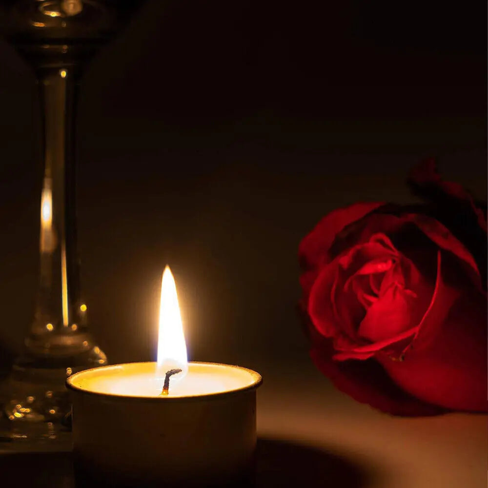 White Unscented Tea Light Candles