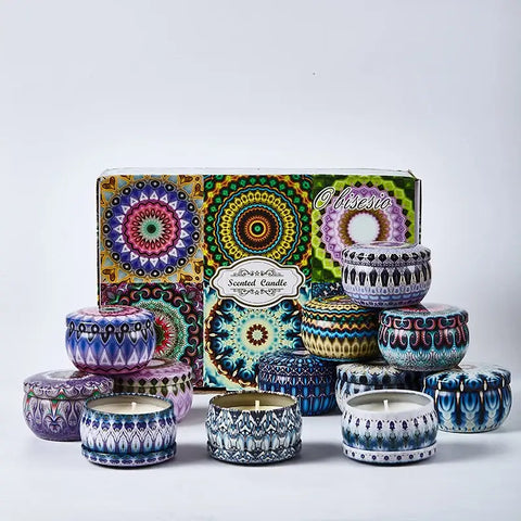 Obisesio scented candles for home decor