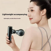 Lightweight deep tissue massager for on-the-go use