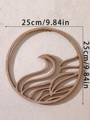 Rustic wooden wall hanging decoration