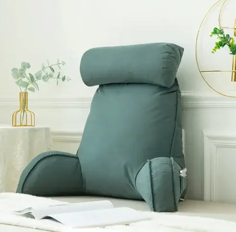 Reading pillow with large back support