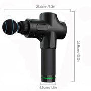 Rechargeable Deep Muscle Massage Gun® with multiple speed settings