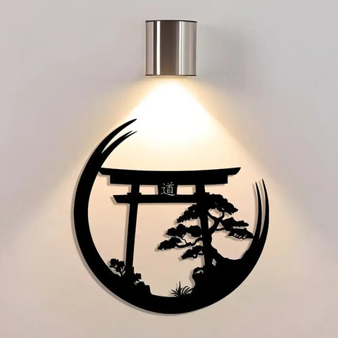 Decorative metal wall art with intricate design
