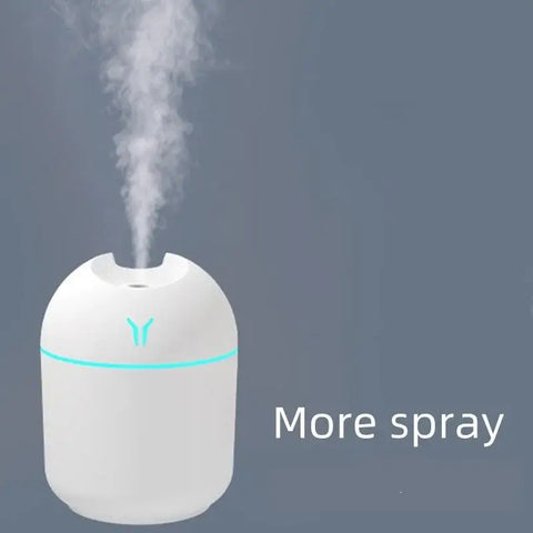 Portable USB-powered 250ML mini air humidifier for home and office
