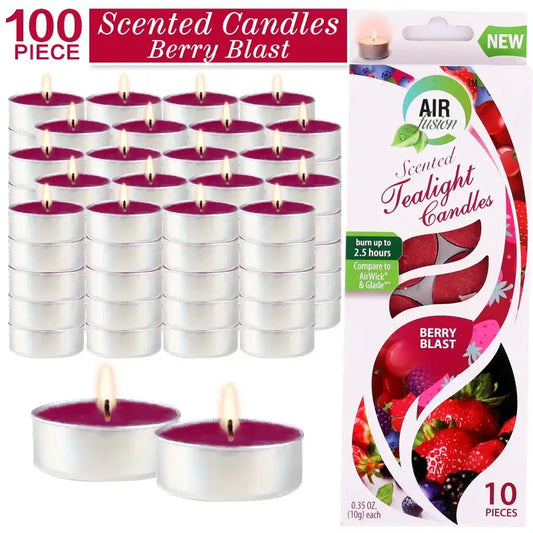 Decorative Berry Tealight Candles® for cozy ambiance