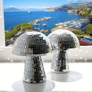 Decorative mushroom disco ball mirror for room decor