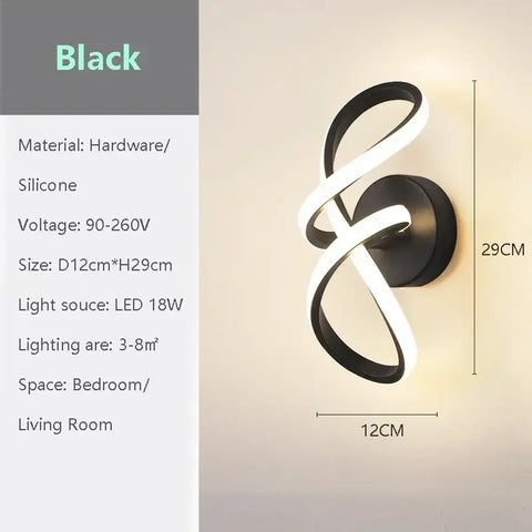 Modern LED Wall Lamps For Living Room Bedroom