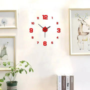Creative Frameless DIY Wall Clock