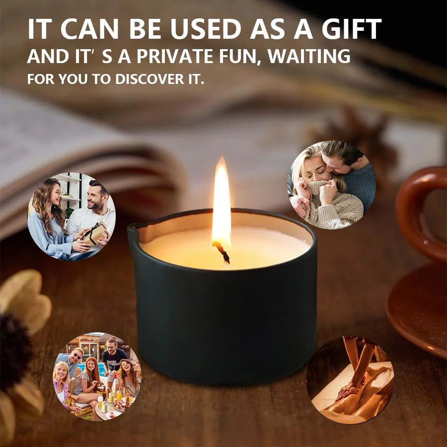 E&D Massage Scented Oil Candle