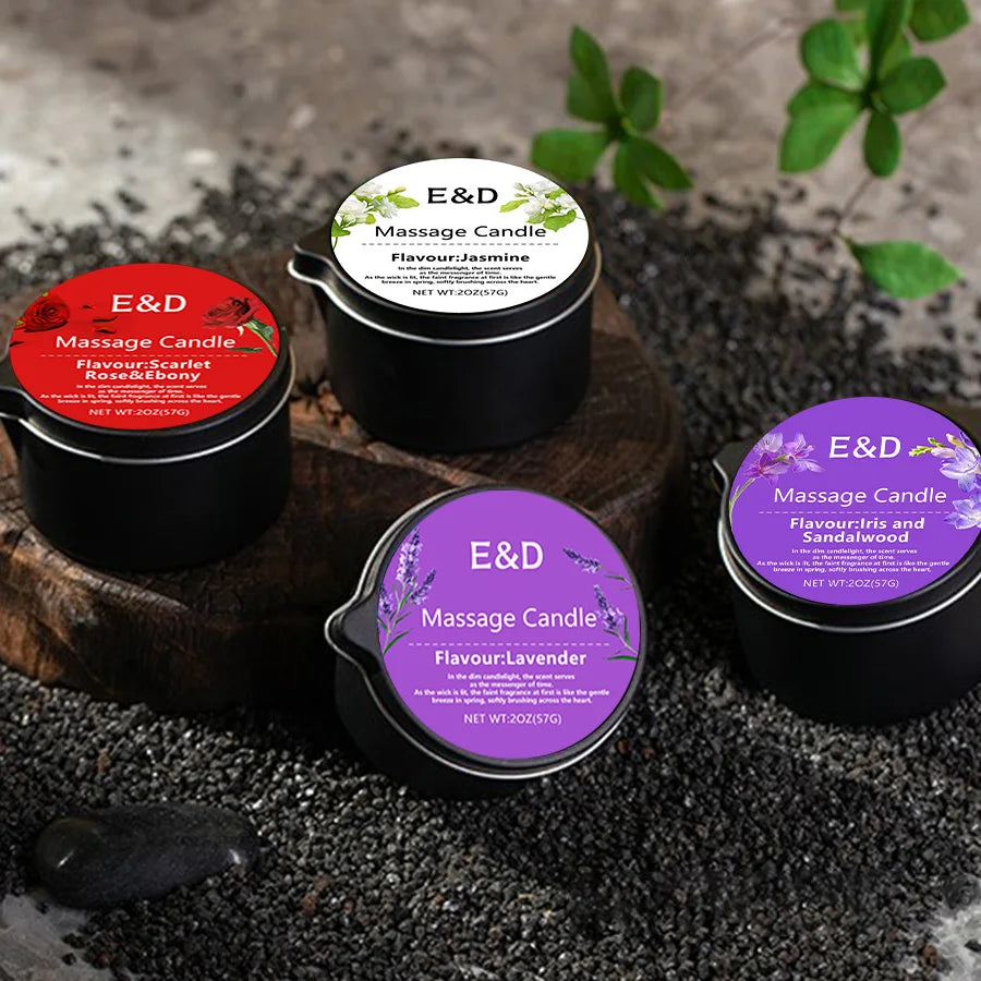 E&D Massage Scented Oil Candle